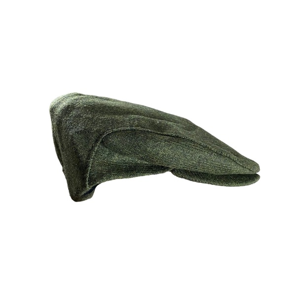 Mucros Weavers Irish Flat Cap Men's Tweed Hat Trinity Cap Made in Ireland Green - Picture 6 of 12